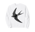Swallow Bird Gothic Folk Art Sweatshirt - Casual Everyday Wear Men Women - T-Shirt, Sweatshirt, Hoodie