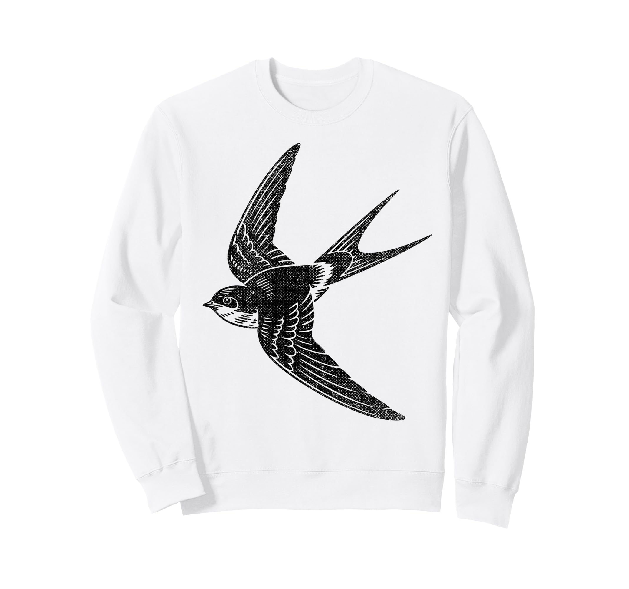 Swallow Bird Gothic Folk Art Sweatshirt - Casual Everyday Wear Men Women - T-Shirt, Sweatshirt, Hoodie