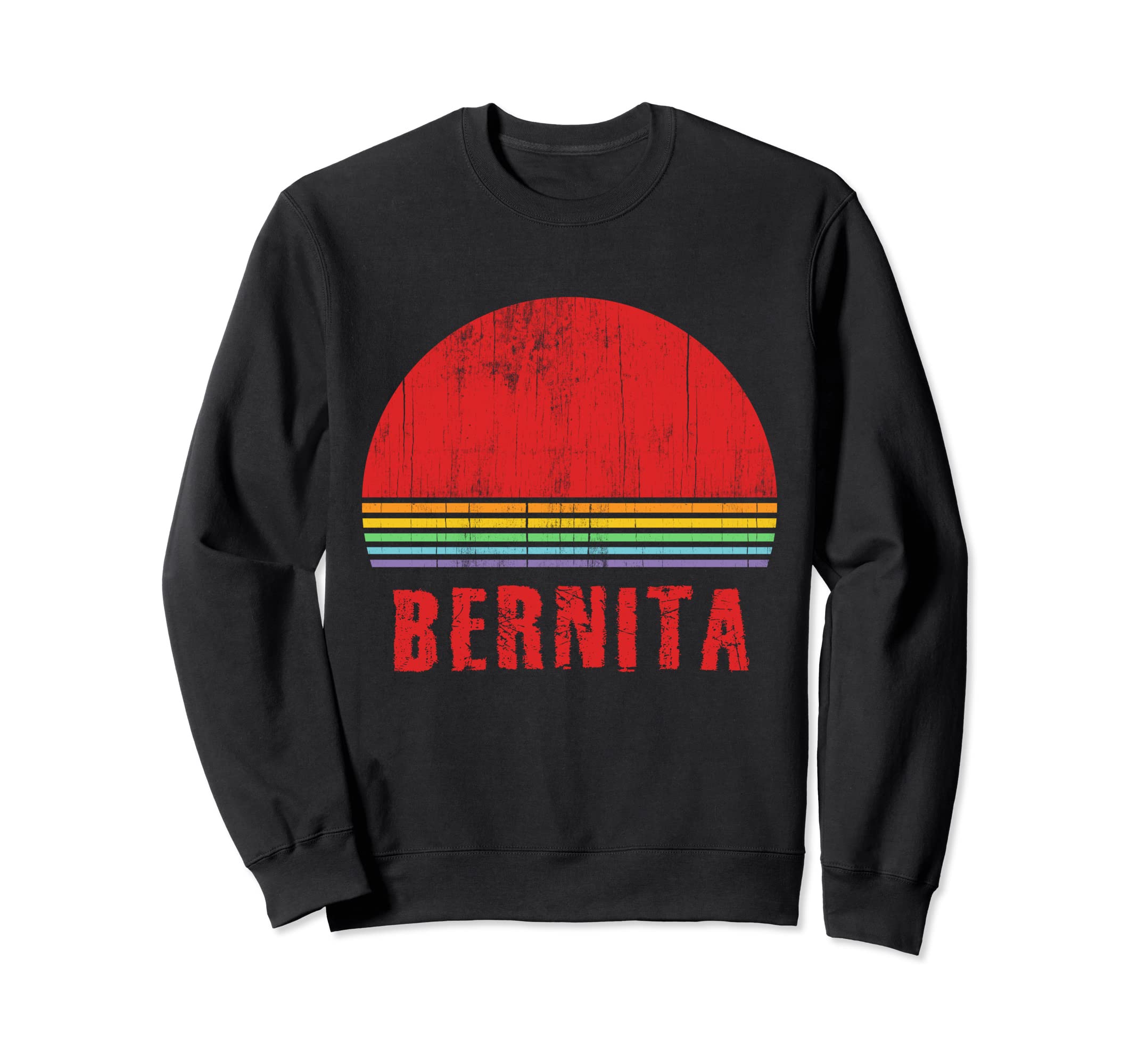 Bernita Custom Name 7 Letters Sunset Sweatshirt - Graphic Print for Adults - T-Shirt, Sweatshirt, Hoodie