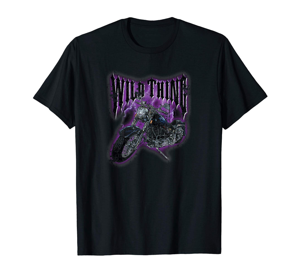 Wild Thing Motorcycle Biker T-Shirt - Novelty Apparel Men Women - T-Shirt, Sweatshirt, Hoodie