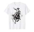 Cowboy Rodeo Horse Riding Usa Cowboy T-Shirt - Streetwear Style Men Women - T-Shirt, Sweatshirt, Hoodie