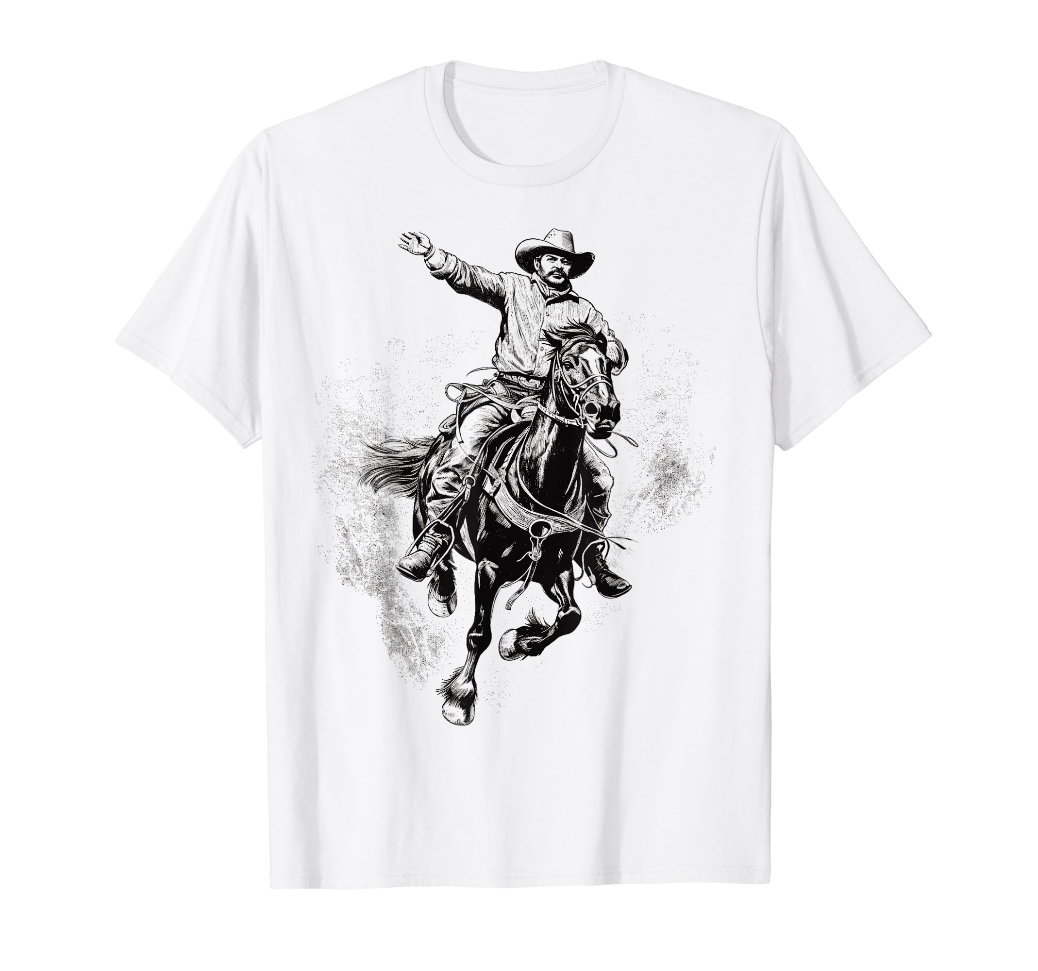 Cowboy Rodeo Horse Riding Usa Cowboy T-Shirt - Streetwear Style Men Women - T-Shirt, Sweatshirt, Hoodie