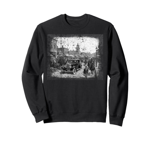 1920S Street Scene Sweatshirt - Novelty Apparel Men Women - T-Shirt, Sweatshirt, Hoodie