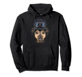 Funny Motorcycle Helmet Manchester Terrier Hoodie - Minimalist Print Unisex - T-Shirt, Sweatshirt, Hoodie