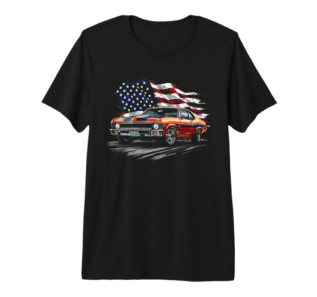 1968 1972 Nova Ss Muscle Car T-Shirt - Aesthetic Graphic Men Women - T-Shirt, Sweatshirt, Hoodie