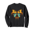 Antisocial Butterfly Sweatshirt - Custom Art Print Unisex - T-Shirt, Sweatshirt, Hoodie