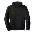 Lgbt Heartbeat Gift Proud Gays Lesbians Hoodie - Fun Novelty Design Unisex - T-Shirt, Sweatshirt, Hoodie