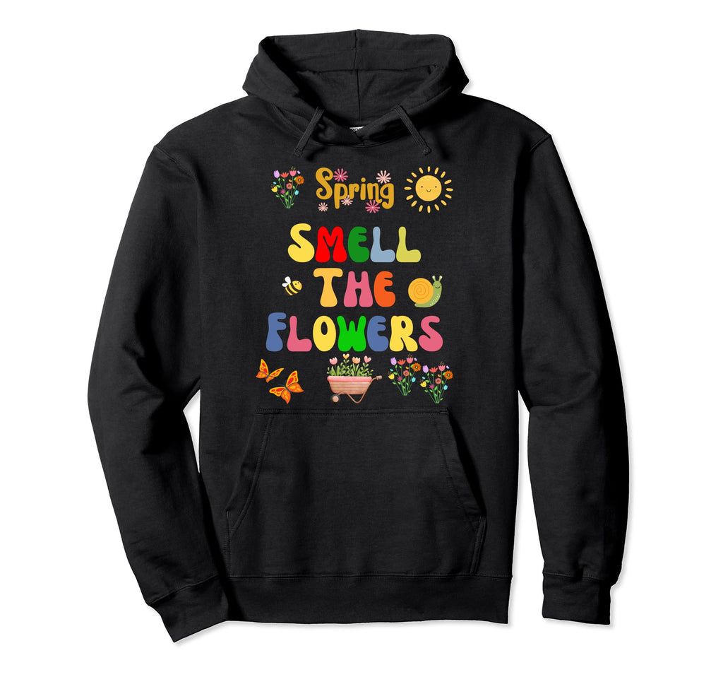 Spring Smell Flowers Spring Pattern Hoodie - Streetwear Style Unisex - T-Shirt, Sweatshirt, Hoodie