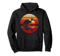 Cassowary Bird Sunset Safari 70S Hoodie - Unique Graphic for Adults - T-Shirt, Sweatshirt, Hoodie