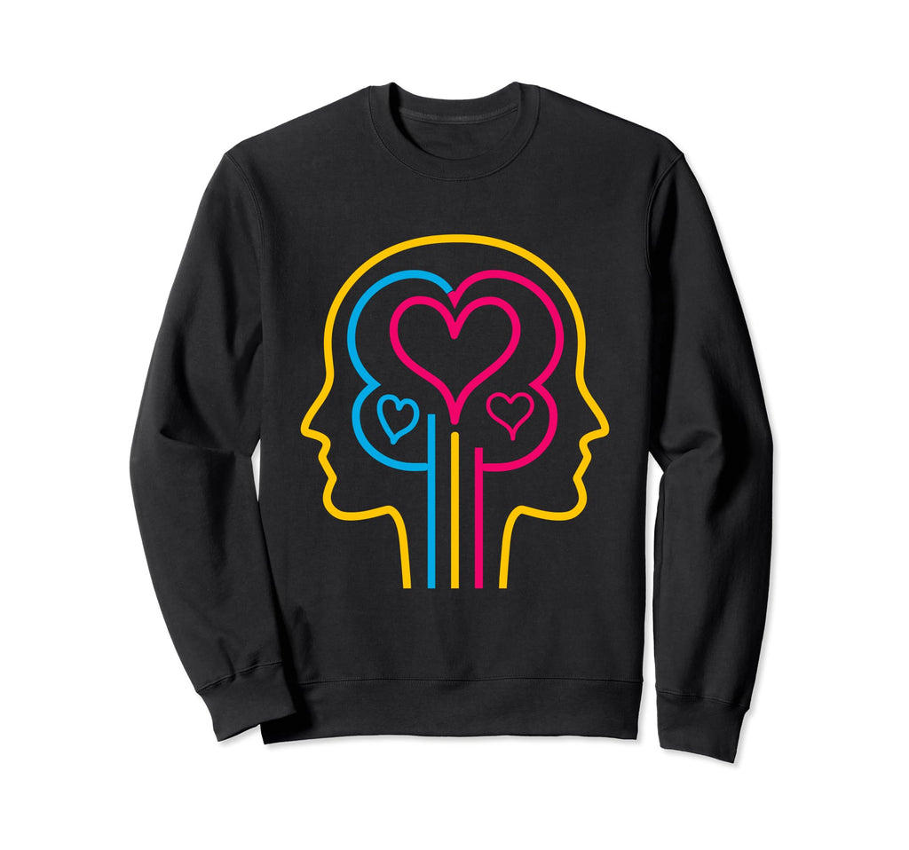 Mental Health Simple Brain Illness Sweatshirt - Custom Art Print Men Women - T-Shirt, Sweatshirt, Hoodie