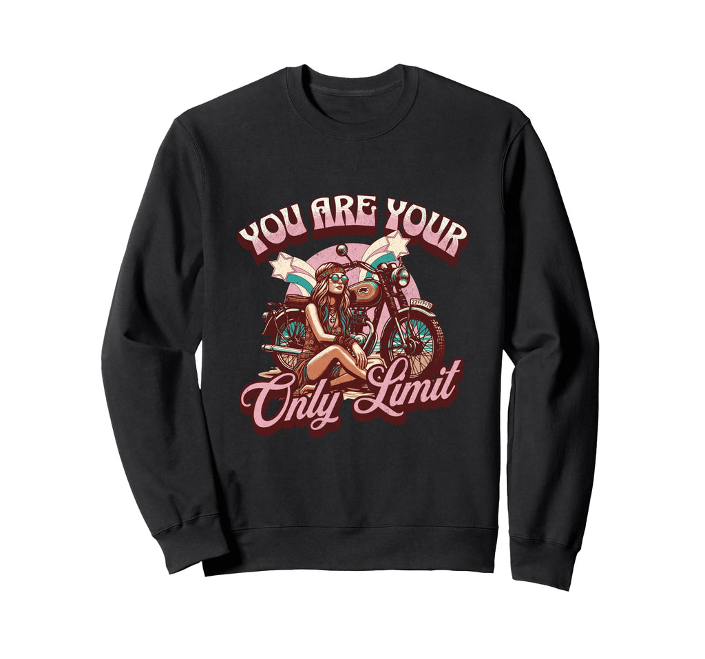 Boho Motorcycle Sweatshirt - Custom Art Print Men Women - T-Shirt, Sweatshirt, Hoodie