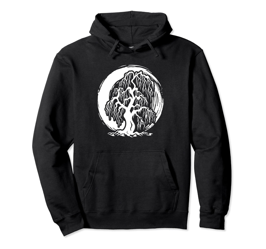 Mindfulness Weeping Willow Tree Hoodie - Custom Art Print Unisex - T-Shirt, Sweatshirt, Hoodie