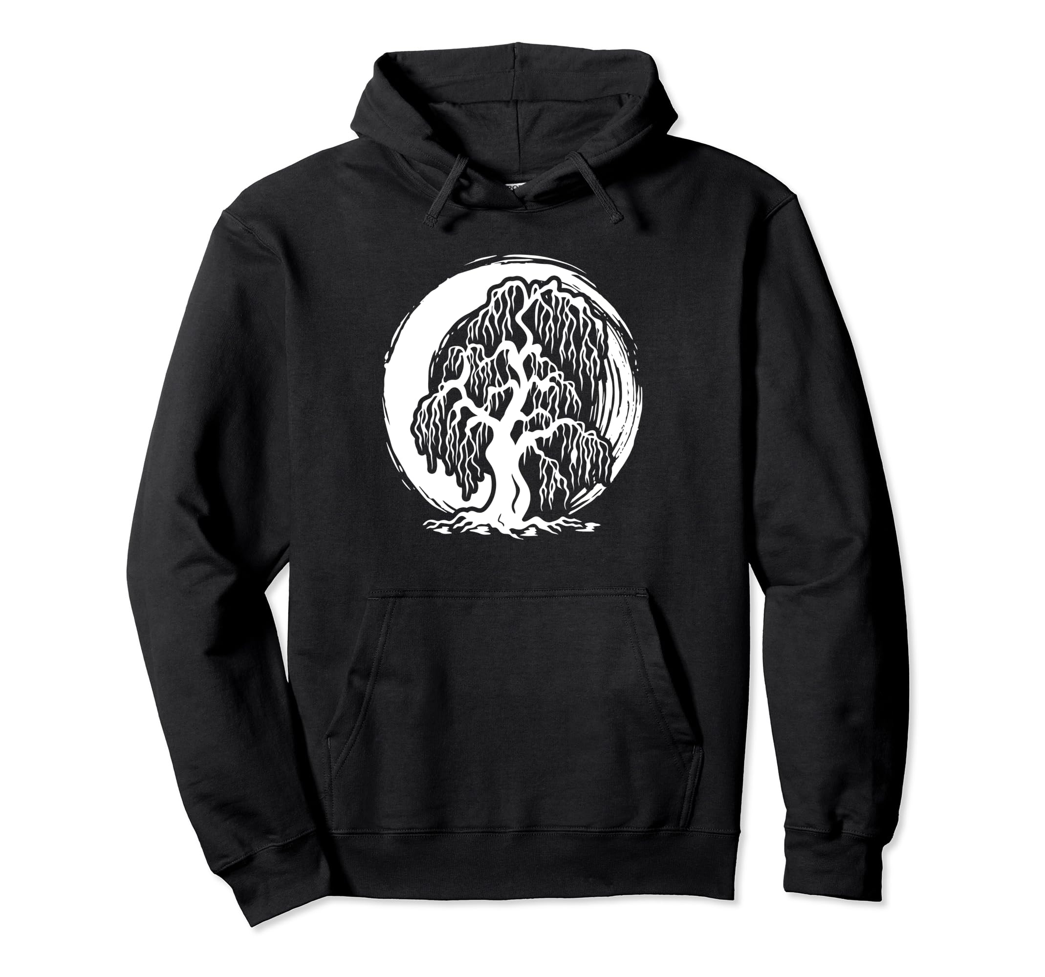Mindfulness Weeping Willow Tree Hoodie - Custom Art Print Unisex - T-Shirt, Sweatshirt, Hoodie
