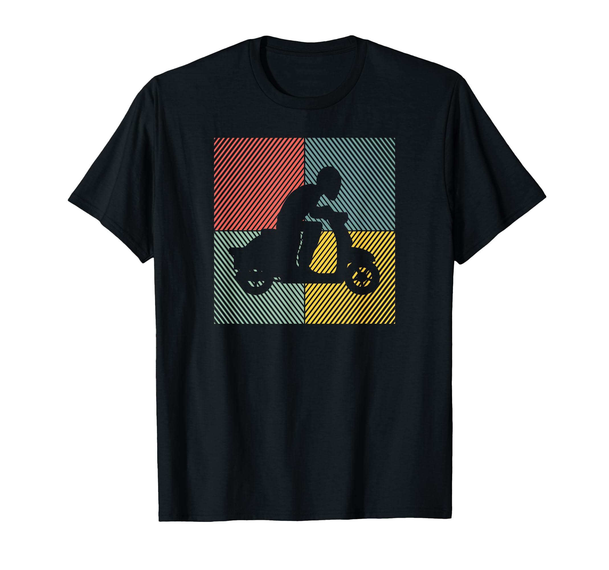 Moped Scooter Bike Scooter Moped Motorcycle T-Shirt - Unique Graphic Unisex - T-Shirt, Sweatshirt, Hoodie