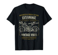 Eds Garage Motorcycle Distressed T-Shirt - Minimalist Print Unisex - T-Shirt, Sweatshirt, Hoodie