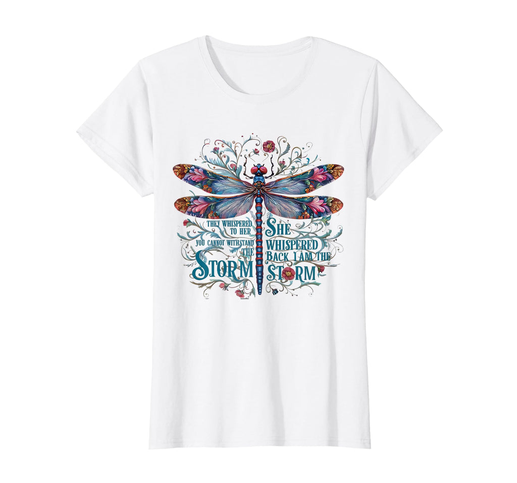They Whispered Butterfly Dragonfly T-Shirt - Novelty Apparel Unisex - T-Shirt, Sweatshirt, Hoodie