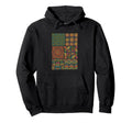 Floral Geometric Nature Pattern 70S Hoodie - Trendy Graphic Unisex - T-Shirt, Sweatshirt, Hoodie
