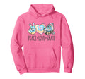 Tie Dye Roller Skating Teen Peace Love Hoodie - Custom Art Print Men Women - T-Shirt, Sweatshirt, Hoodie