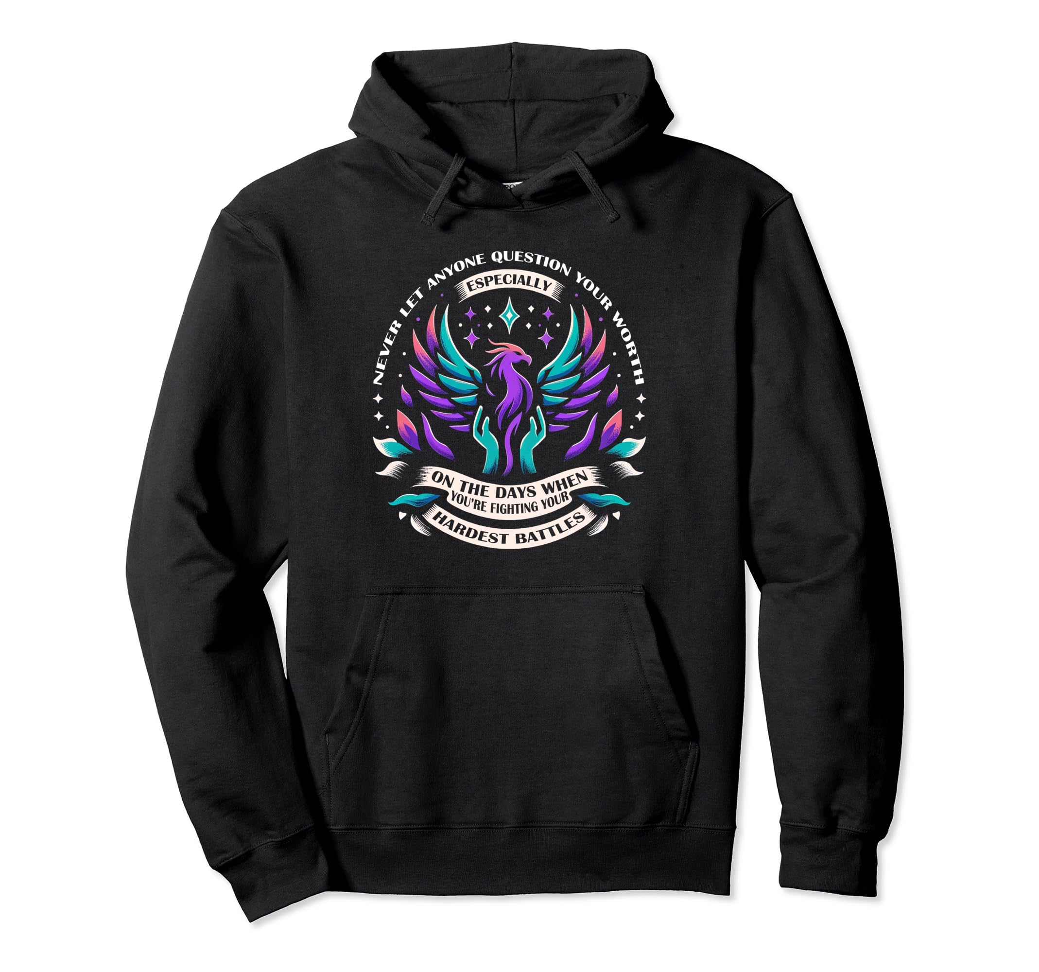 Mental Health Awareness Mindfulness Hoodie - Aesthetic Graphic for Adults - T-Shirt, Sweatshirt, Hoodie