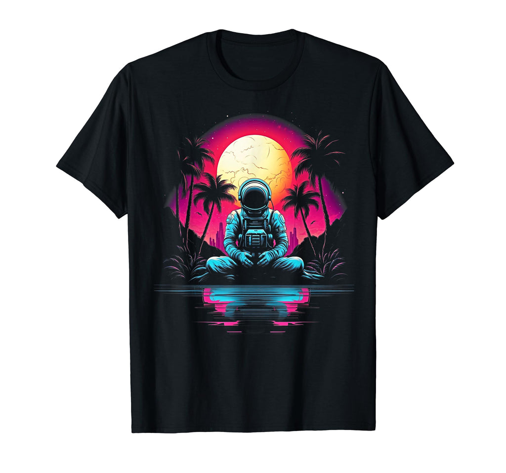 Synthwave Astronaut Cyberpunk 80S Sci Fi T-Shirt - Streetwear Style Unisex - T-Shirt, Sweatshirt, Hoodie