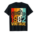 40 Years Old Motorcycle 1982 40Th T-Shirt - Casual Everyday Wear Men Women - T-Shirt, Sweatshirt, Hoodie