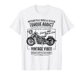 Motorcycle Distressed T-Shirt - Graphic Print Men Women - T-Shirt, Sweatshirt, Hoodie