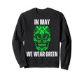 Sugar Skull May We Wear Green Sweatshirt - Aesthetic Graphic for Adults - T-Shirt, Sweatshirt, Hoodie