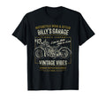 Billys Garage Motorcycle T-Shirt - Minimalist Print Men Women - T-Shirt, Sweatshirt, Hoodie