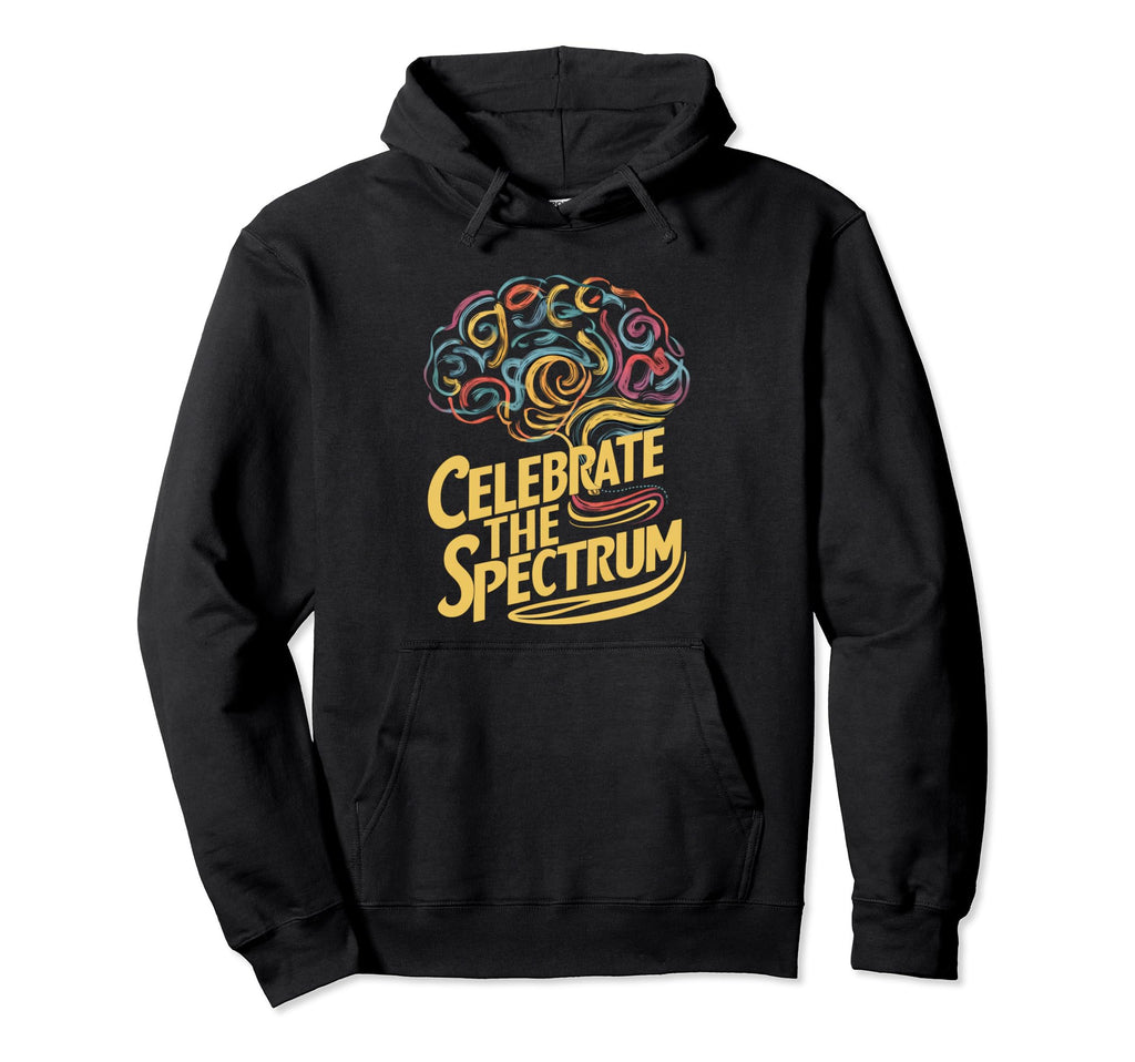 Neurodiversity Brain Autism Hoodie - Casual Everyday Wear for Adults - T-Shirt, Sweatshirt, Hoodie