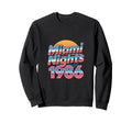Miami Nights 1986 Synthwave Sunset Sweatshirt - Novelty Apparel Men Women - T-Shirt, Sweatshirt, Hoodie