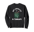 Hot Chocolate And Therapy Mental Sweatshirt - Streetwear Style Unisex - T-Shirt, Sweatshirt, Hoodie