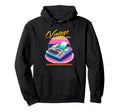 Vibes Fax Machine 80S Synthwave Hoodie - Custom Art Print for Adults - T-Shirt, Sweatshirt, Hoodie