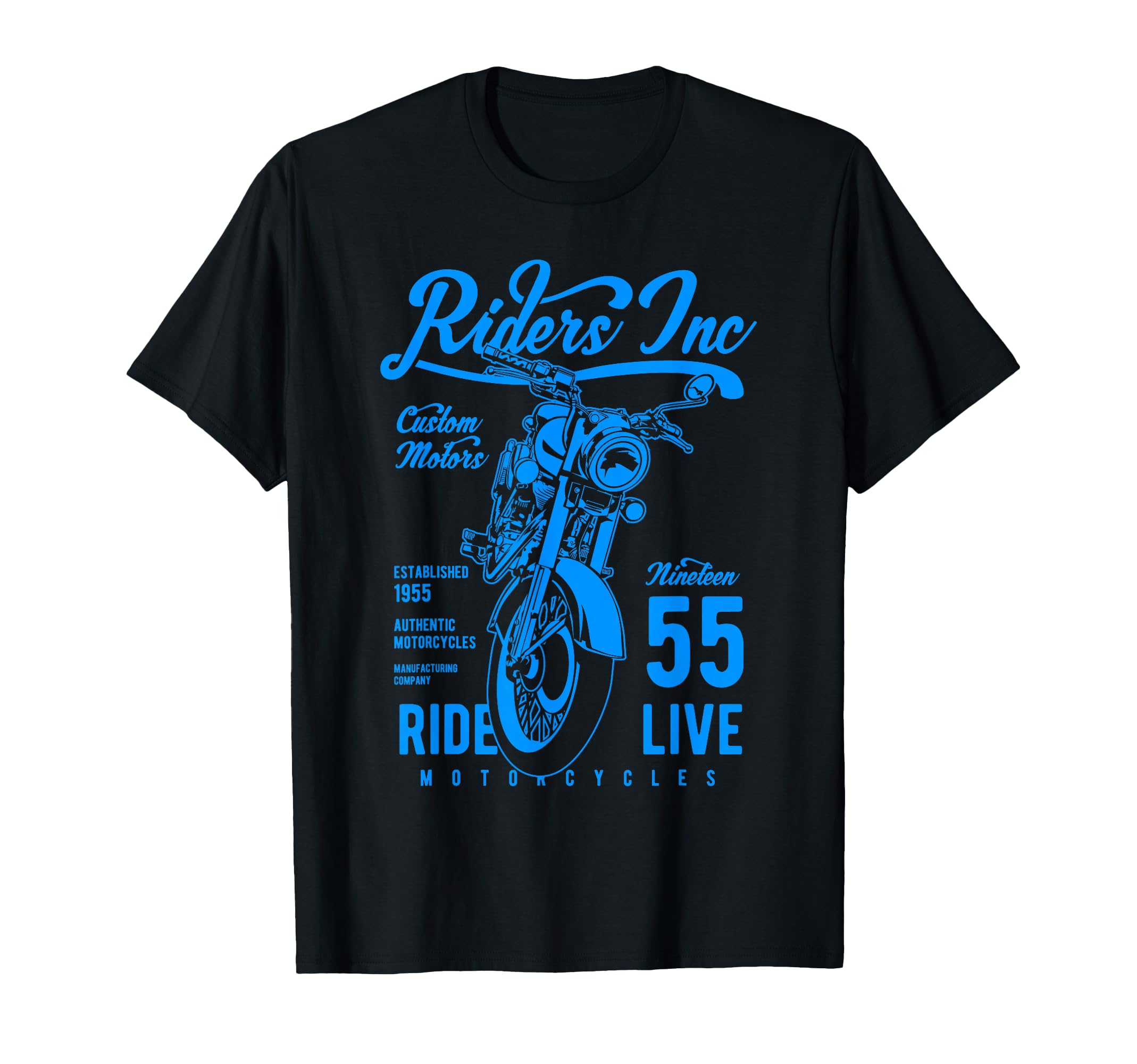 Riders Inc 1955 Motorcycle T-Shirt - Casual Everyday Wear Unisex - T-Shirt, Sweatshirt, Hoodie