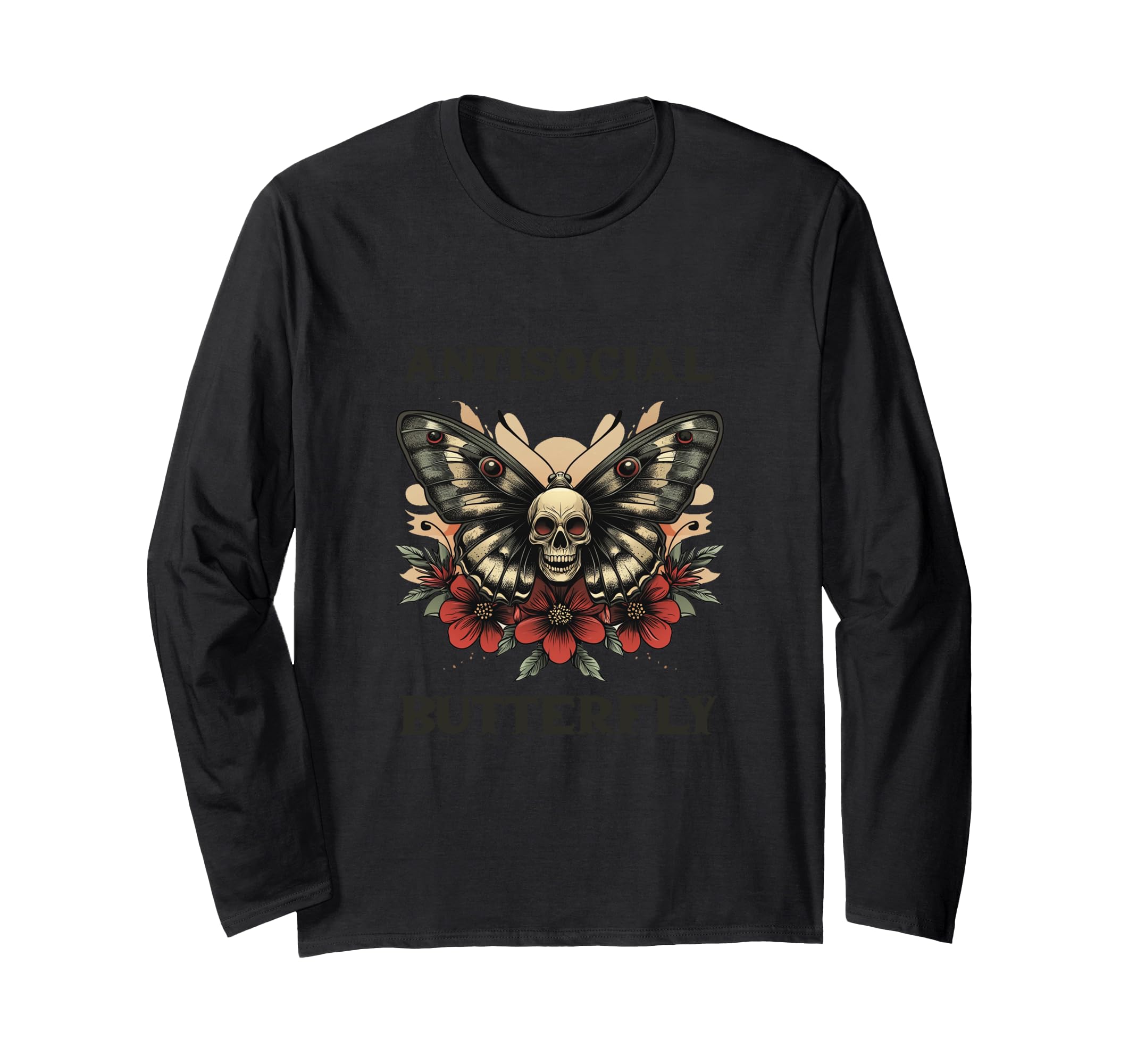 Antisocial Butterfly T-Shirt - Casual Everyday Wear for Adults - T-Shirt, Sweatshirt, Hoodie