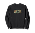 Cherubs Angels Heart Florals Sweatshirt - Custom Art Print for Adults - T-Shirt, Sweatshirt, Hoodie