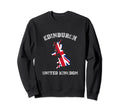 Edinburgh United Kingdom Distressed Sweatshirt - Trendy Graphic for Adults - T-Shirt, Sweatshirt, Hoodie
