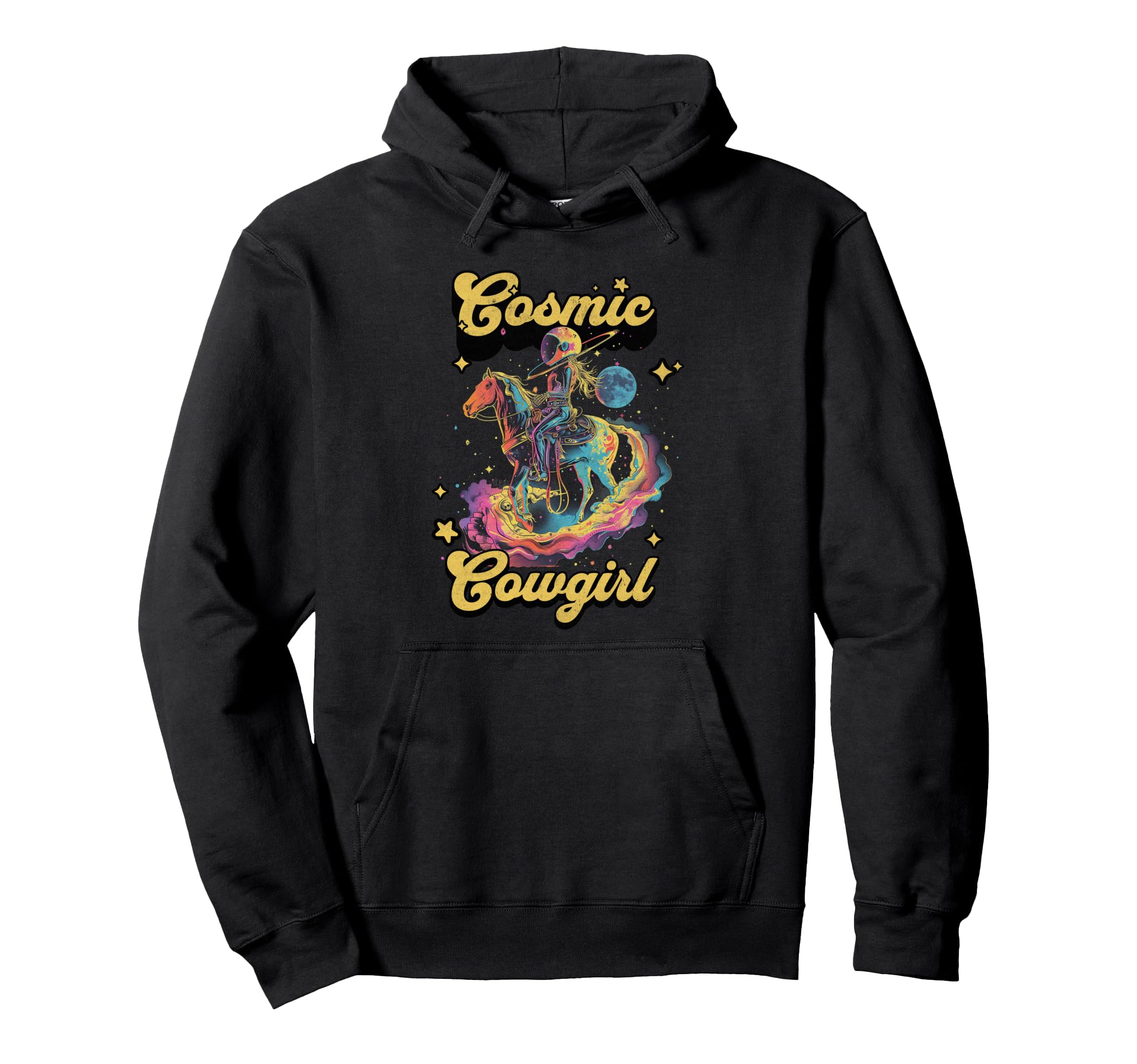 Cosmic Rodeo Howdy Western Cowboy Hoodie - Novelty Apparel Men Women - T-Shirt, Sweatshirt, Hoodie