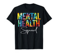 Mental Health Squad Appreciation Day Tie T-Shirt - Custom Art Print Unisex - T-Shirt, Sweatshirt, Hoodie