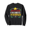 Santas Favorite Overthinker Festive Sweatshirt - Trendy Graphic Men Women - T-Shirt, Sweatshirt, Hoodie