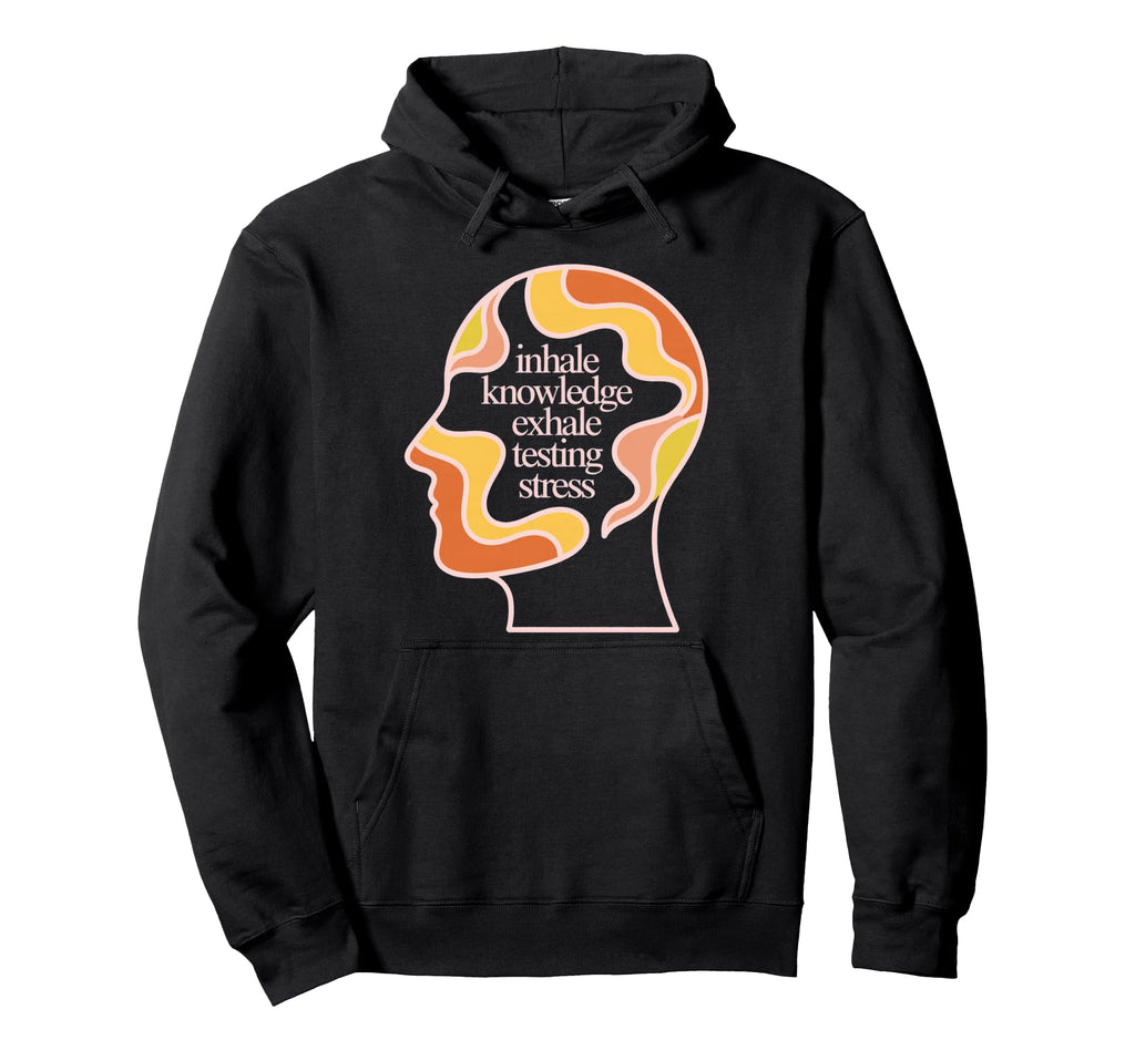 Groovy Testing Motivation School Counselor Hoodie - Custom Art Print Unisex - T-Shirt, Sweatshirt, Hoodie