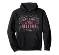 Motivational Self Care Positive Hoodie - Minimalist Print for Adults - T-Shirt, Sweatshirt, Hoodie