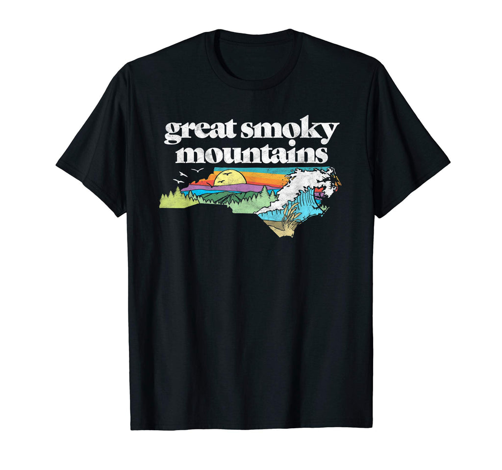 Great Smoky Mountains North Carolina T-Shirt - Trendy Graphic Unisex - T-Shirt, Sweatshirt, Hoodie