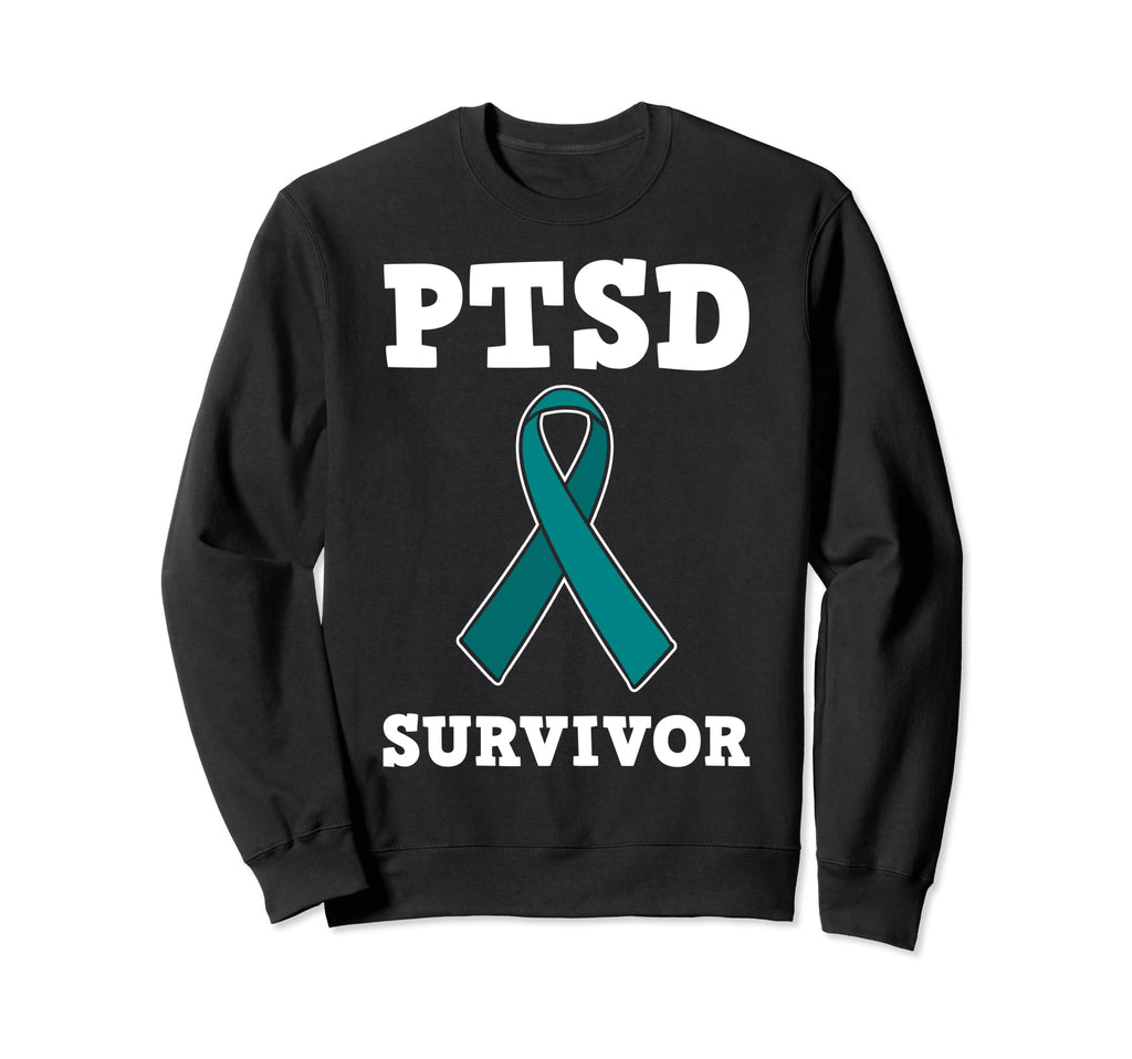 Ptsd Survivor Mental Health Sweatshirt - Minimalist Print Men Women - T-Shirt, Sweatshirt, Hoodie