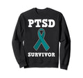 Ptsd Survivor Mental Health Sweatshirt - Minimalist Print Men Women - T-Shirt, Sweatshirt, Hoodie