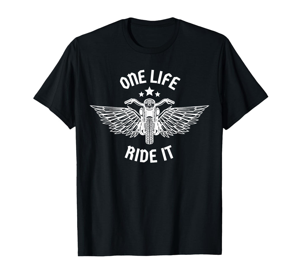 Usa Flag Motorcycle Gift Bikers T-Shirt - Casual Everyday Wear for Adults - T-Shirt, Sweatshirt, Hoodie