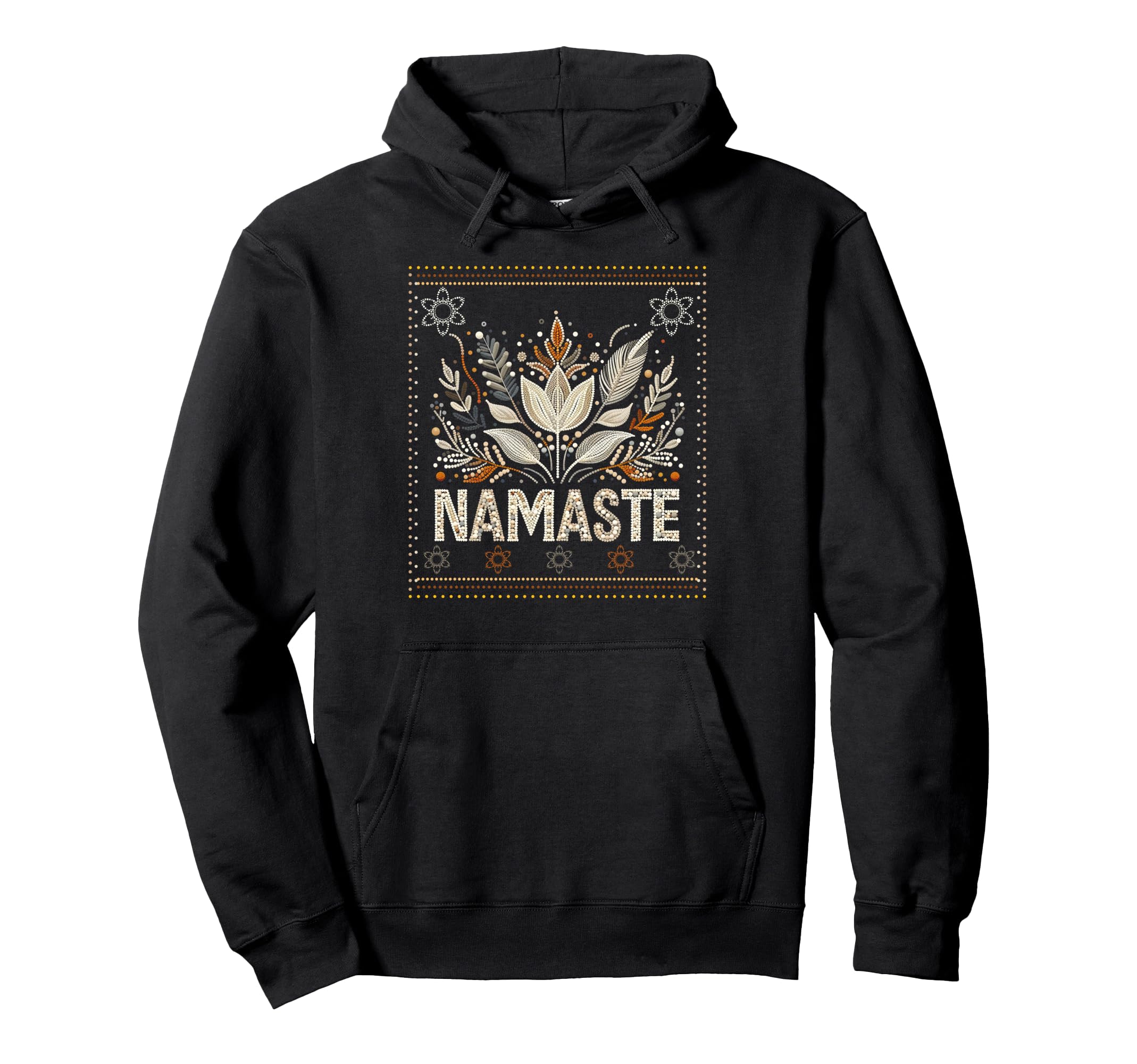 Namaste Botanical Zen Spiritual Hoodie - Aesthetic Graphic Unisex - T-Shirt, Sweatshirt, Hoodie