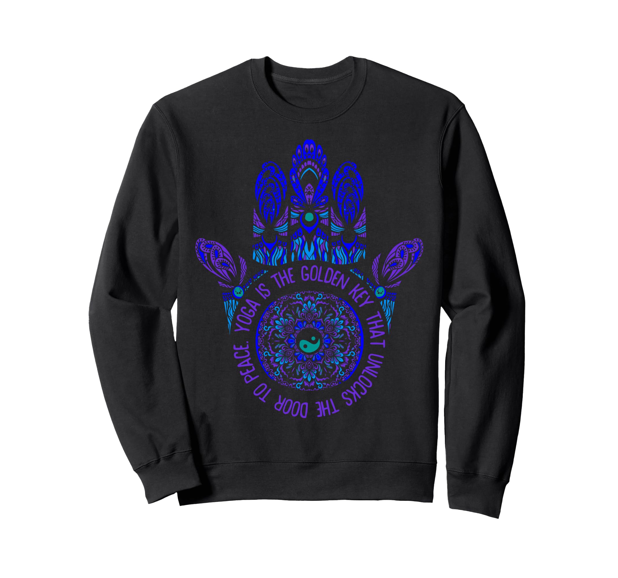 Yoga Is Golden Key That Unlocks Sweatshirt - Custom Art Print for Adults - T-Shirt, Sweatshirt, Hoodie