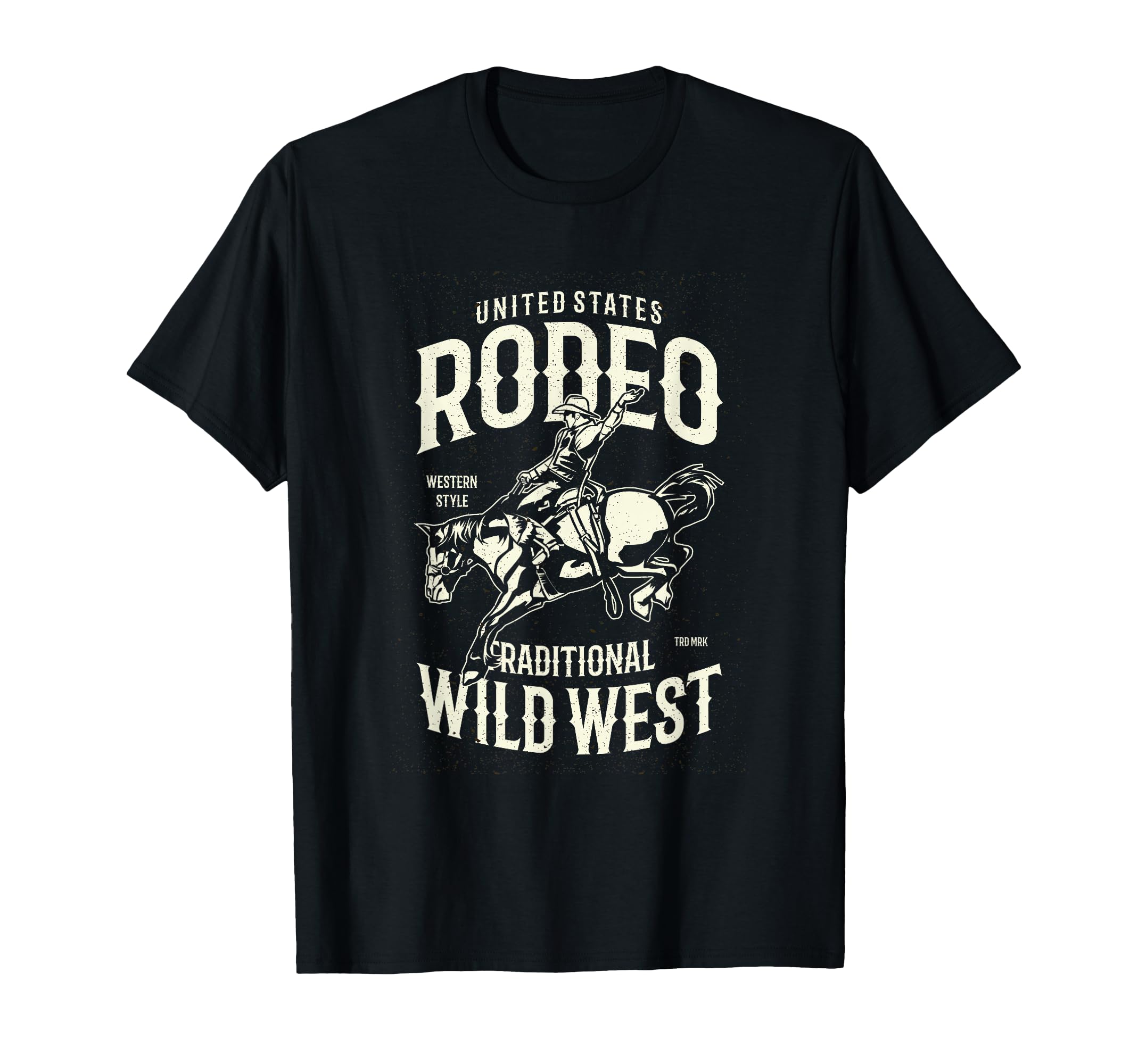 Cowboy Western Riding Horse Rodeo T-Shirt - Casual Everyday Wear Unisex - T-Shirt, Sweatshirt, Hoodie
