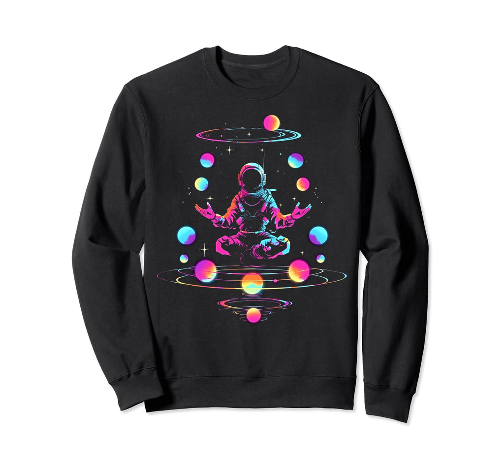 Synthwave Astronaut Cyberpunk 80S Sweatshirt - Novelty Apparel for Adults - T-Shirt, Sweatshirt, Hoodie