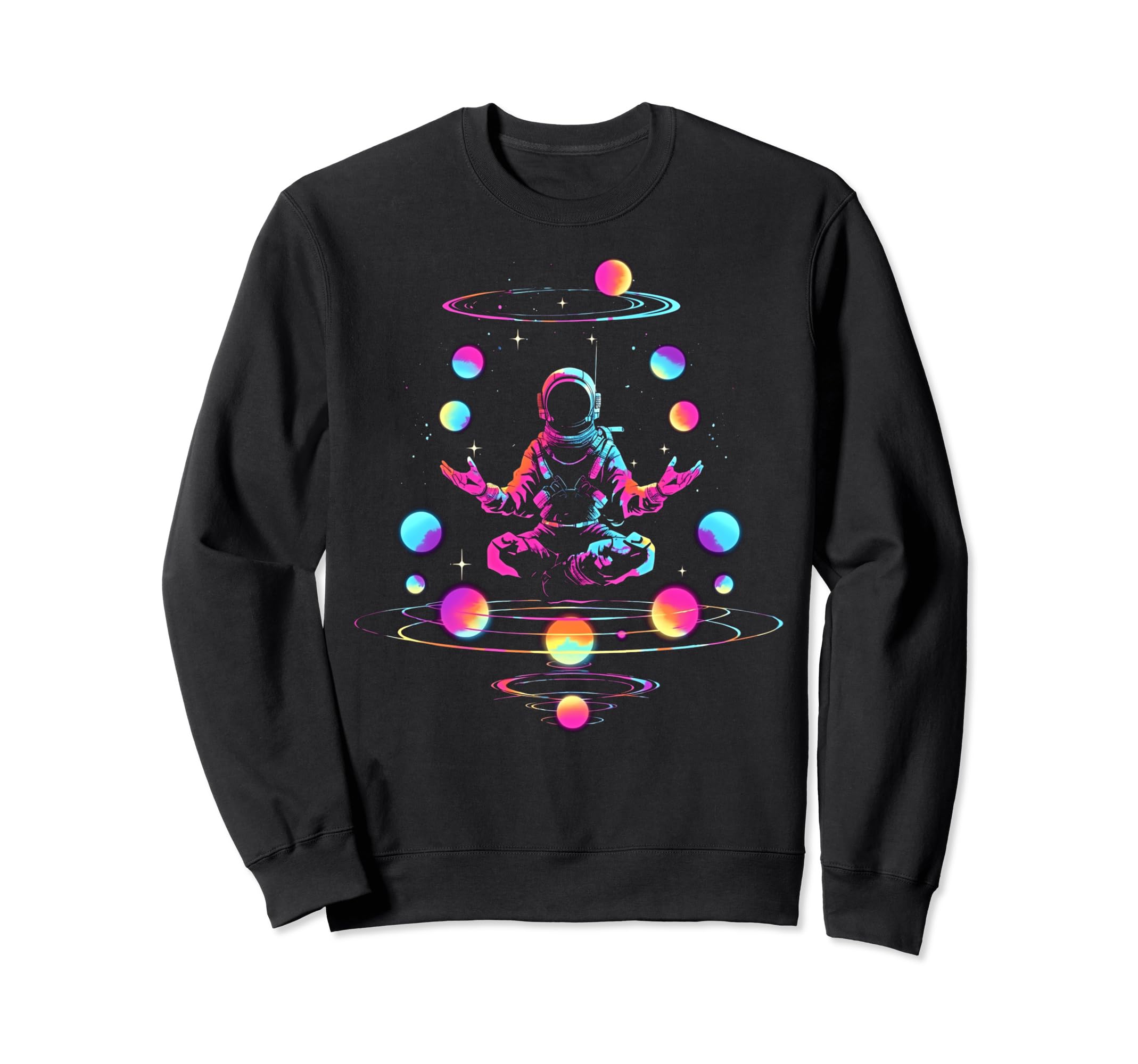 Synthwave Astronaut Cyberpunk Sweatshirt - Aesthetic Graphic for Adults - T-Shirt, Sweatshirt, Hoodie
